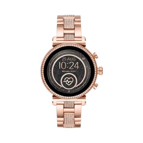 watch bands for michael kors smartwatch|michael kors clear band watch.